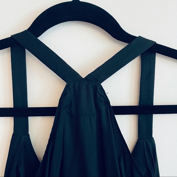 LAILA AZHAR Black Satin Romper - Picture 9 of 11